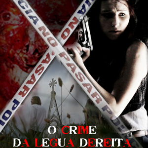 Detalle do cartaz de 'O crime da Legua Dereita'