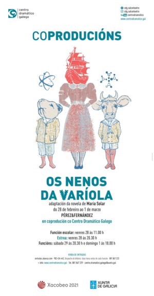 Pérez&Fernández estrea no Salón Teatro 'Os nenos da varíola' en coprodución co CDG