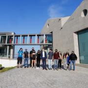 Os participantes, no Museo do Mar de Galicia