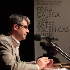 Juan Carlos Fern&aacute;ndez Fasero present&oacute; el programa de la XVIII Feira Galega das Artes Esc&eacute;nicas