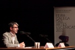 El director de la Agadic, Juan Carlos Fern�ndez Fasero, durante la presentaci�n de la programaci�n de la Feira Galega das Artes Esc�nicas 2010